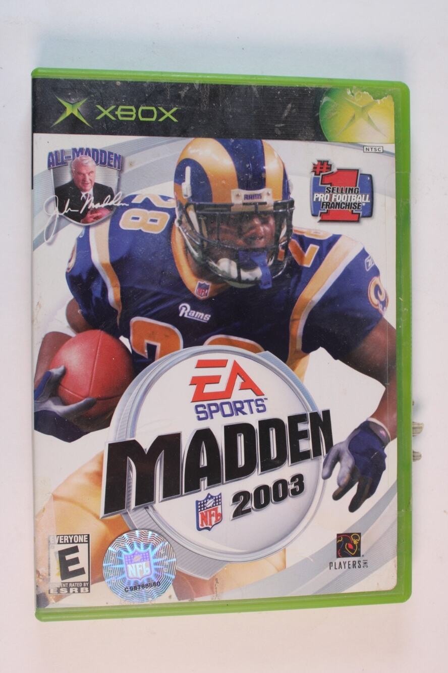 Madden NFL 2003 (Microsoft Xbox, 2002) Authentic, Complete, Tested/Works